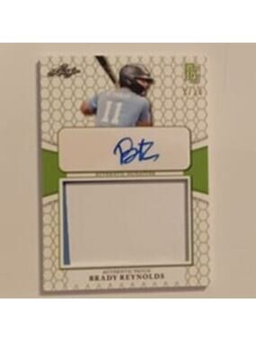 Brady Reynolds 9/10 Leaf Authentic Patch & Signature 2022 PA-BR2